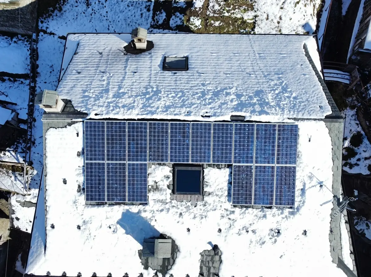 Impianto fotovoltaico residenziale su copertura in provincia di Sondrio